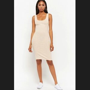 Tan marked tank dress